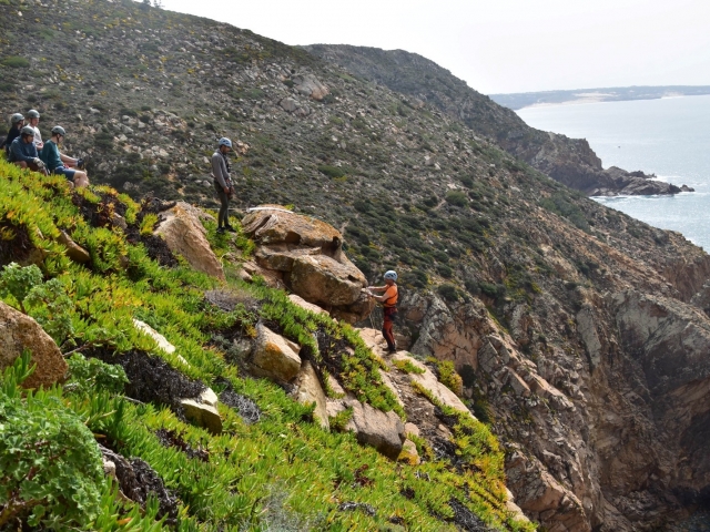 Rappel con vistas increibles