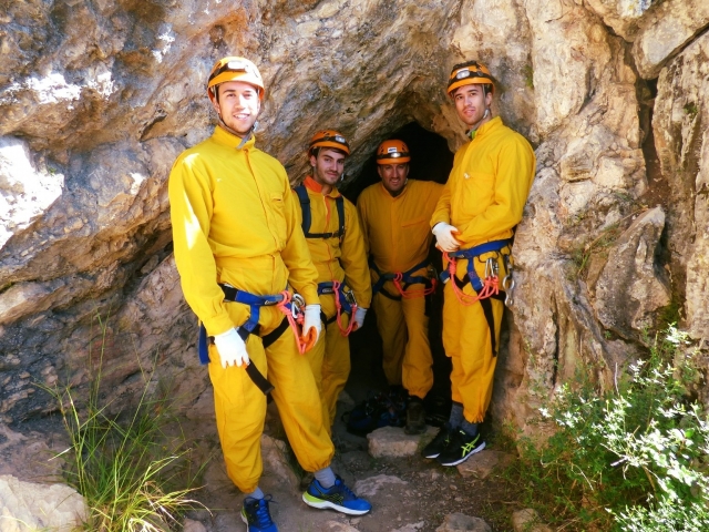 Espeleologia con amigos