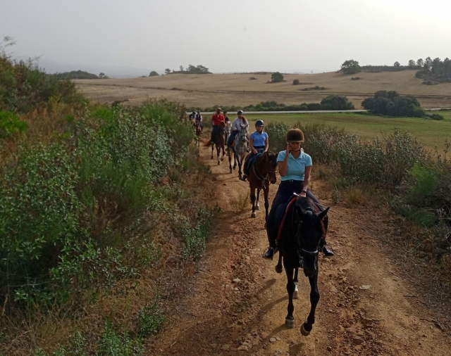 Cabalgamarras con amigos