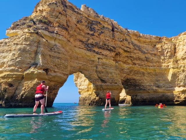 Paddle board en Benagil