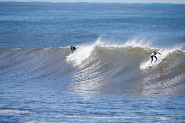 Impresionantes olas para surfear