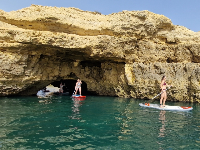 Paddle board con amigos