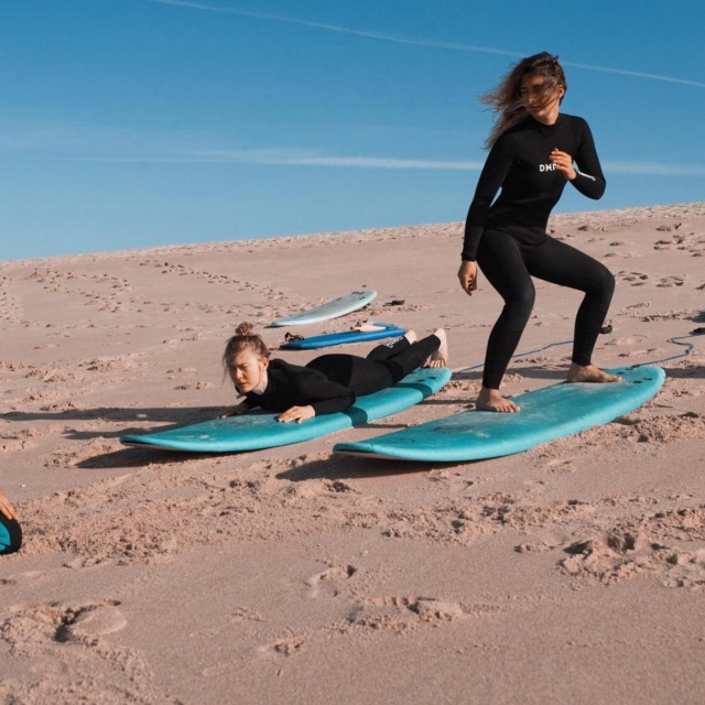 Iniciándose en esto del surf