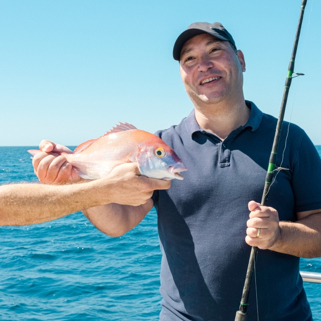 Tras haber realizado la pesca