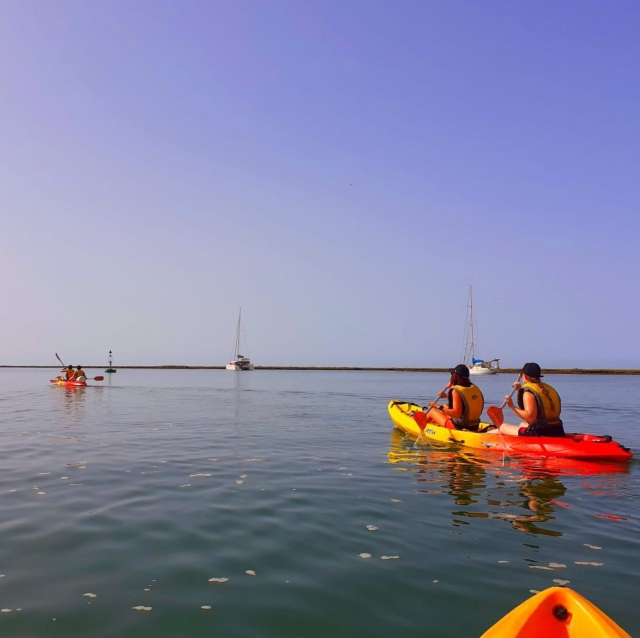 Compartiendo aventuras en la Ría Formosa