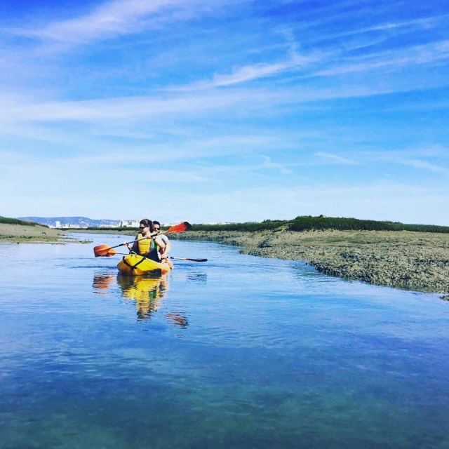 En kayak por la Ría Formosa