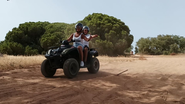 Disfrutando de una aventura perfecta en quad