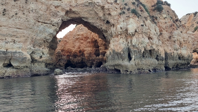 Las bonitas cueva del Algarve