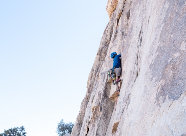Escalando las paredes de rocas