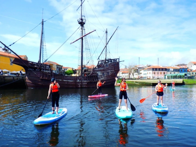 Paddle board en grupo