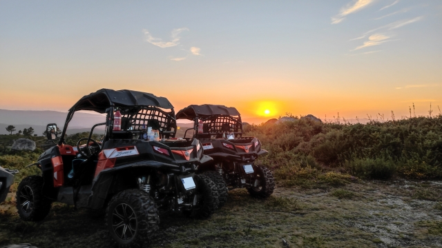 Puesta de sol en buggy