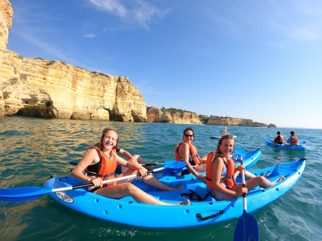 Kayaks biplaza en Faro