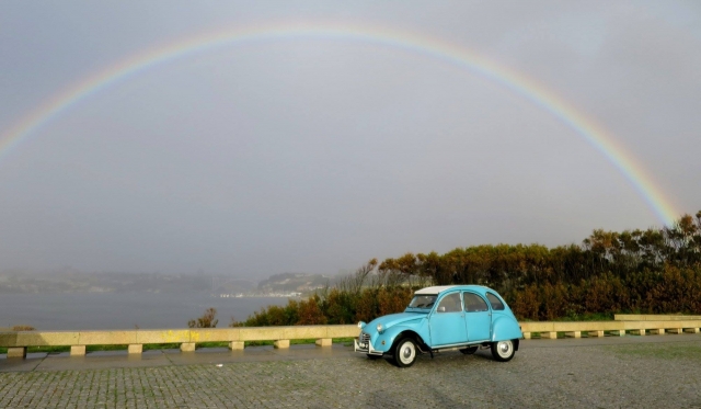 Citroen 2cv en Oporto
