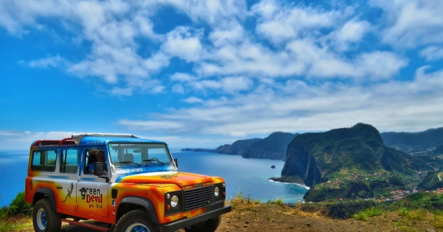 Disfrutando de las vistas de Madeira