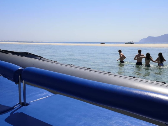 En barco por la Bahía de Setúbal