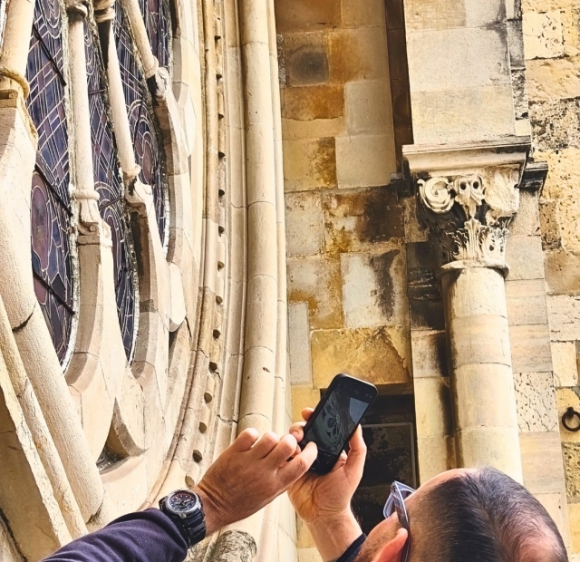  Fotografiando el rosetón 