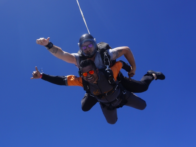 Paracaidismo tándem con el instructor