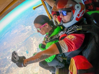 Salto tándem 4600m en Algarve con videos y fotos