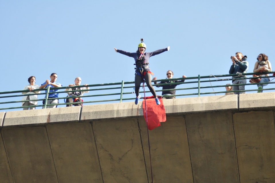 salto sobre el Miño