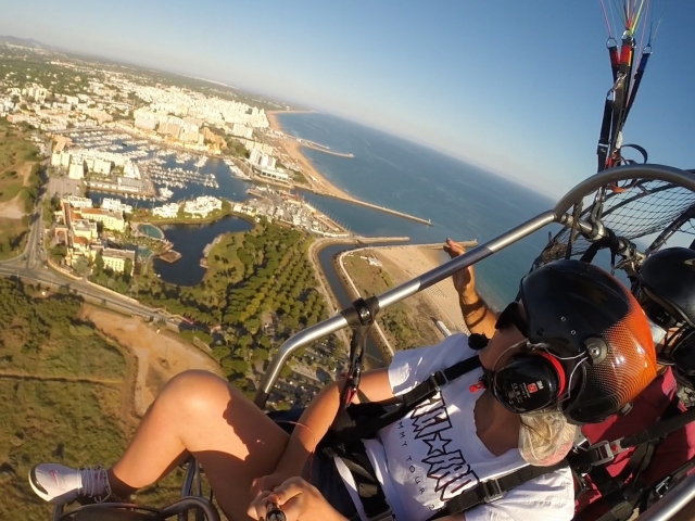 Albufeira desde el cielo