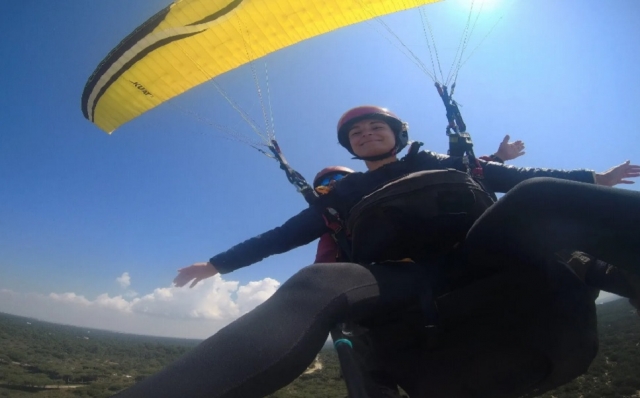 vuelo en parapenle con video