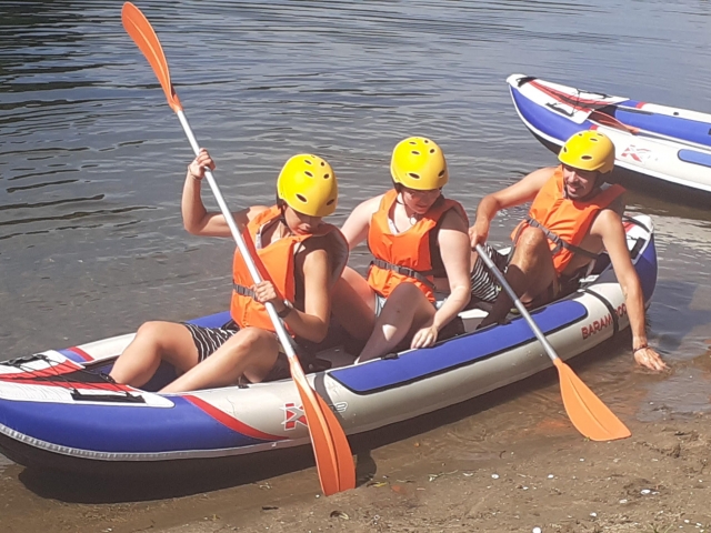 Saliendo desde el embalse de Freiria