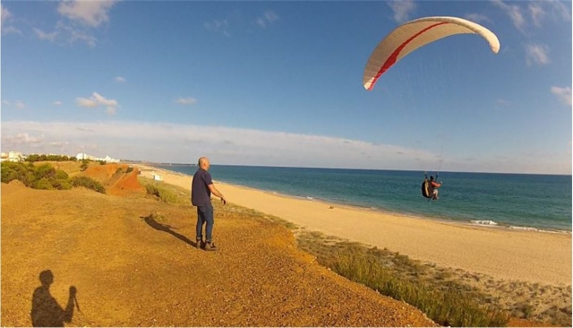 Volar en parapenle Portugal