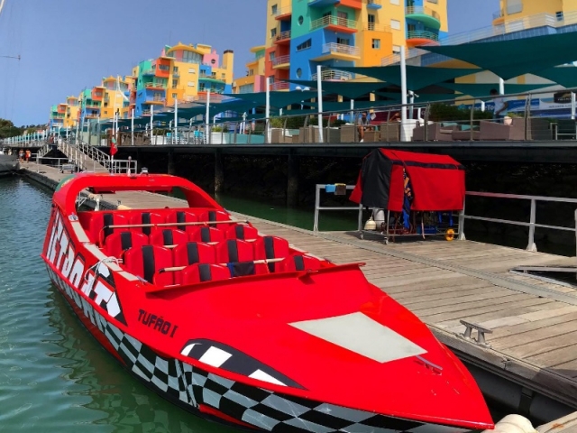 Jetboat en la Marina de Albufeira