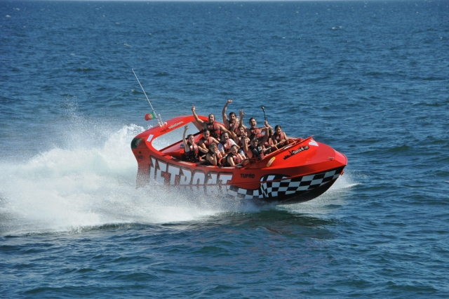 Jetboat por la costa de el Algarve