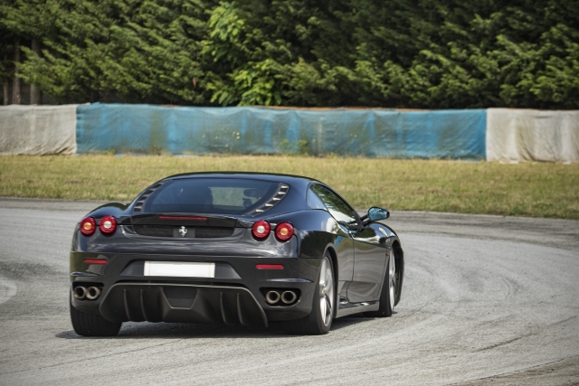 Nuestro Ferrari negro en el chapopole