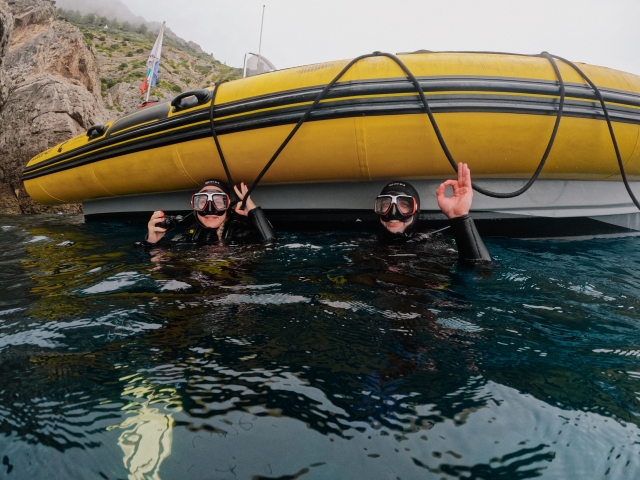 Bautismo de buceo cerca de Lisboa