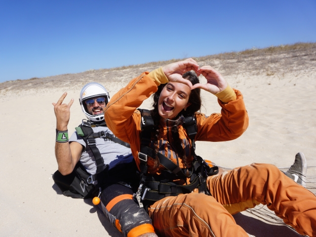 Aterrizando en la playa