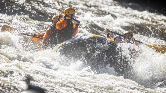  Disfrutando de los rápidos