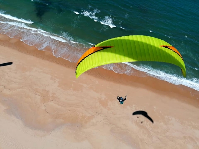 Aterrizando en la playa