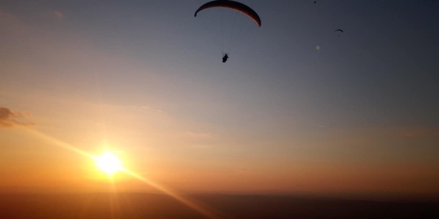 Atardecer en parapenle