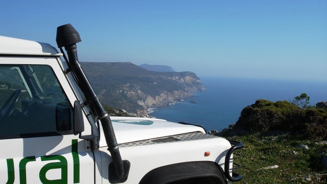 Aparcados en el Parque Natural de Arrábida