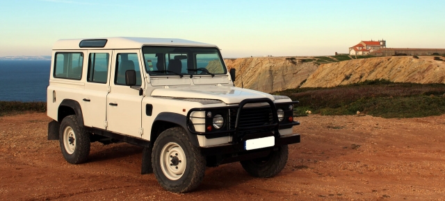 El 4x4 para la ruta en Cabo do Espichel