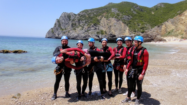 Coasteering en Sesimbra