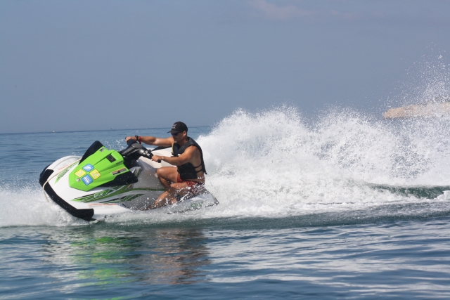 en la jetski
