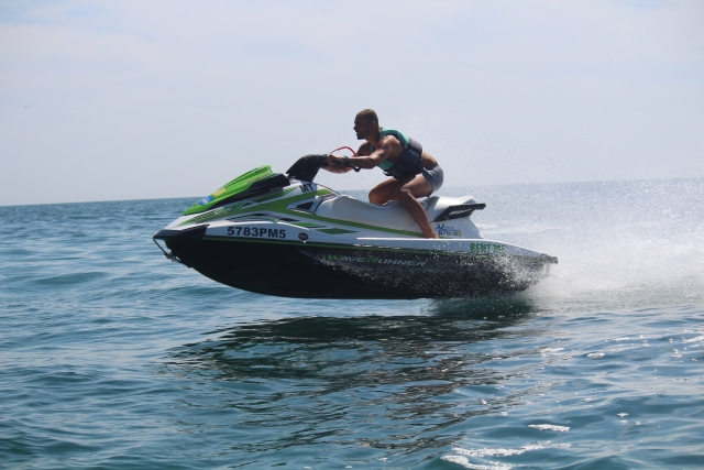 rápido en la jet ski