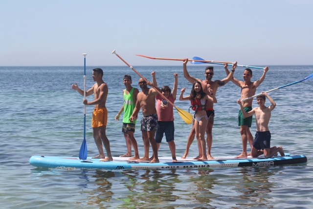 Mega tabla de paddle board