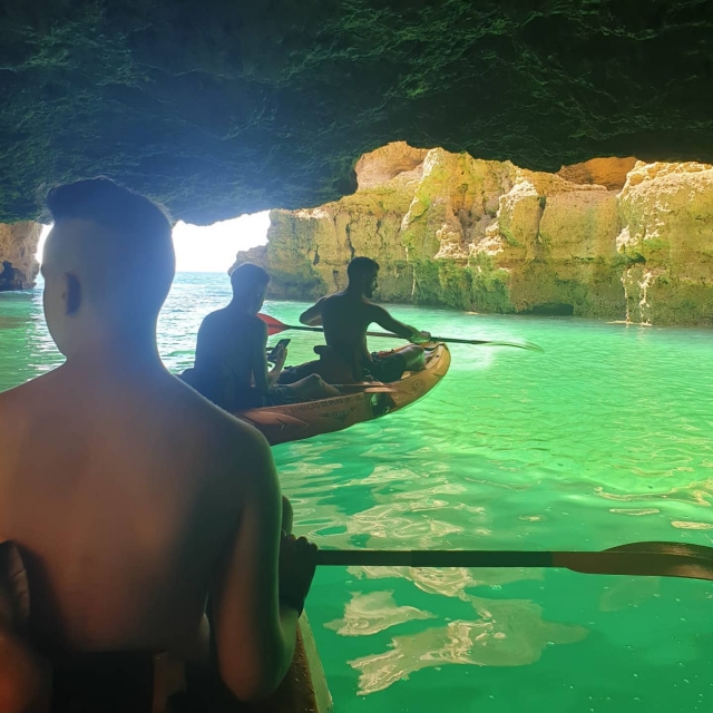 ruta en kayak a las cueva
