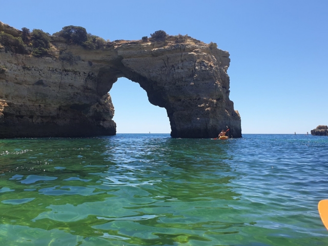 vistas desde el kayak