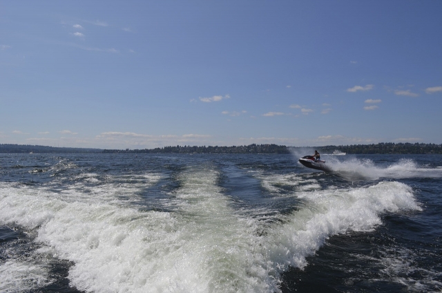 Surcando las olas