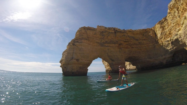 Paddle board en el Océano Atlántico