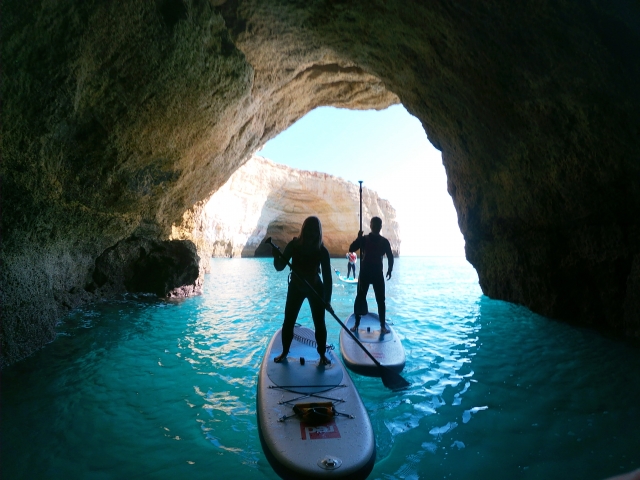 Aprendiendo paddle board