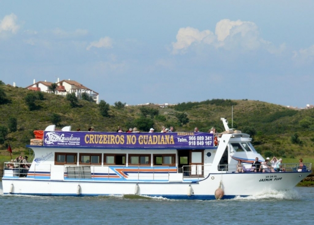 surcando las aguas del Guadiana