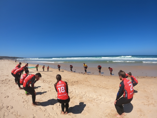 Calentamientos de surf