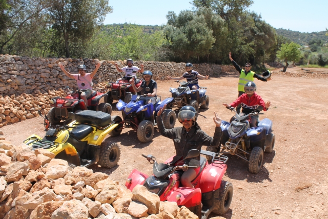 En Paderne con el cuatrimoto
