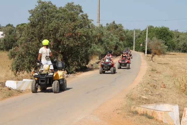 Con el cuatrimoto por el Algarve